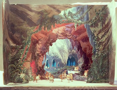 Stage model for the opera 